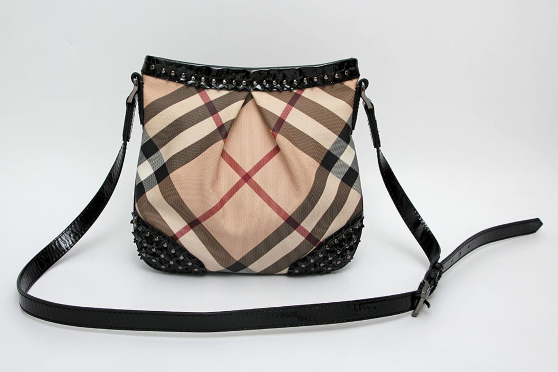 BURBERRY aparte Crossbodytasche. Burberry-House-Check, diagonal, Canvas. Sternförmige