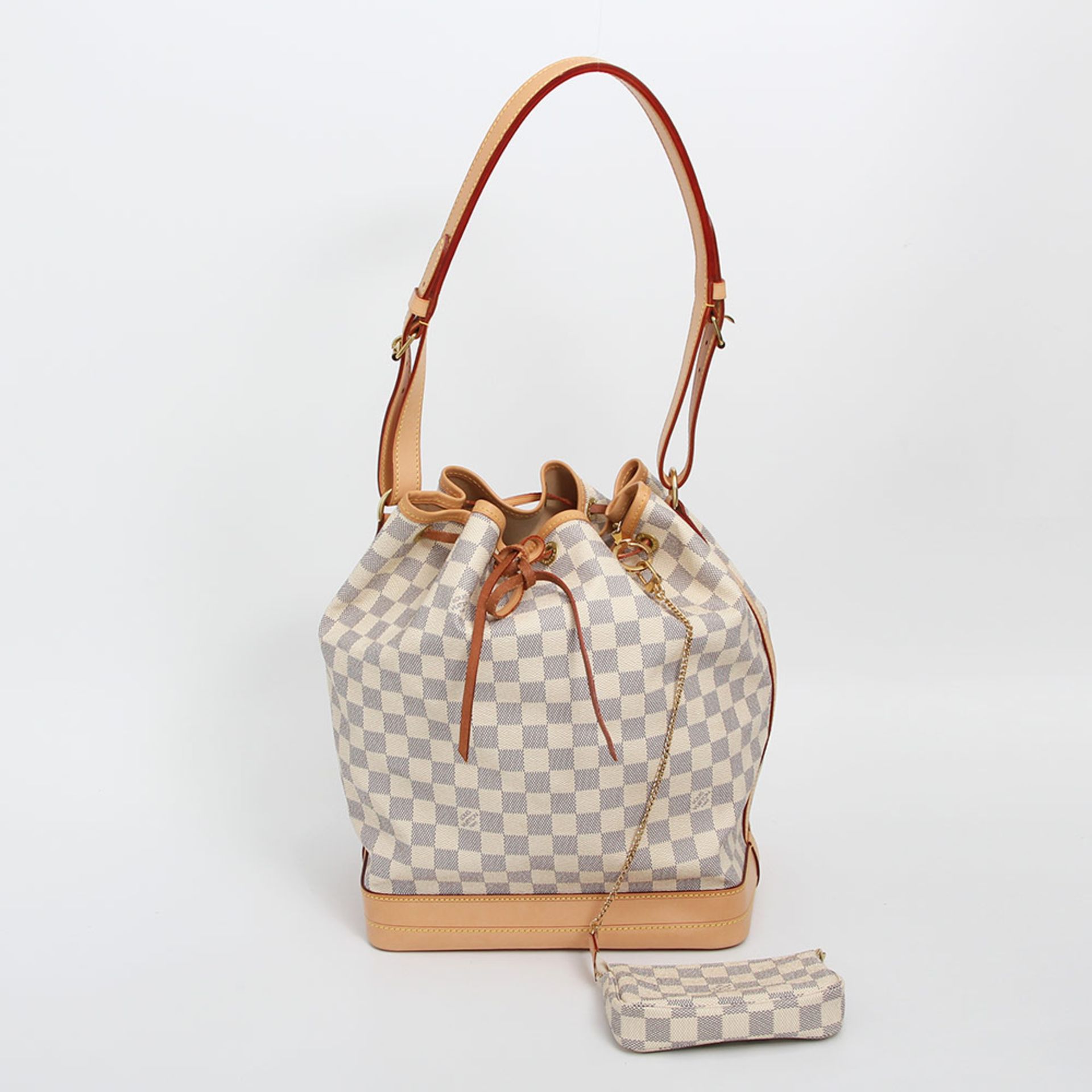 LOUIS VUITTON begehrte Schultertasche "NOE GM", Koll. 2007. Akt. NP.: 1040,-. TOP ERHALT!! Damier