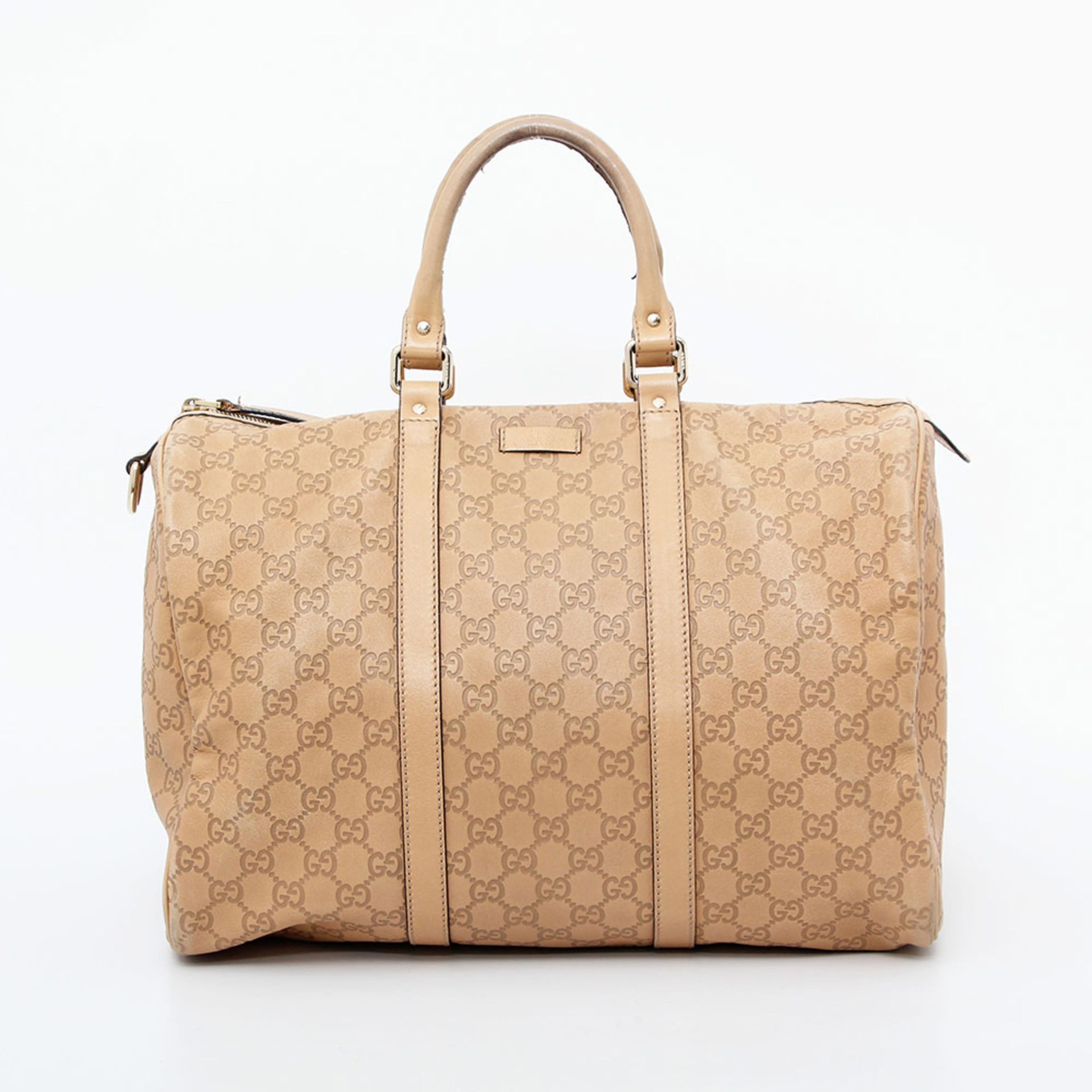 GUCCI lässige Bowlingbag "GUCCISSIMA BOSTON BAG", NP. ca. 1.500,-. Länge ca.: 35cm x Höhe 25cm x