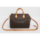 LOUIS VUITTON begehrte Bowlingbag "SPEEDY 30 MIT SCHULTERRIEMEN", Koll 2013. Akt. NP.: 995,-.