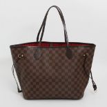 LOUIS VUITTON beliebte Shoppertasche "NEVERFULL MM" (ohne Pochette!), Koll. 2011. Akt. NP.: