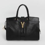 SAINT LAURENT edle Handtasche "CABAS CHIC". NP. ca.: 1.600,-. SEHR SCHÖNER ERHALT!! Zeitlos-