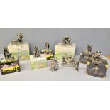 A collection of Tudor Mint pewter figures - 14 Dark Secrets, 8 JRR Tolkien (4 large and 4 small),