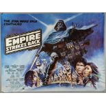 Star Wars The Empire Strikes Back (1980) British Quad film poster, artwork by Drew Struzan, 20th