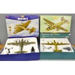 Corgi Aviation Archive Liberator AA34007, 1:72 scale and a Boeing AA33301, 1:72 scale - both boxed