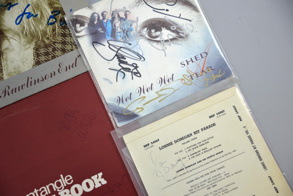 Collection of signed vinyl LP covers including Rick Wakeman x 2, Justin Hayward, Gary Brooker, - Image 4 of 4