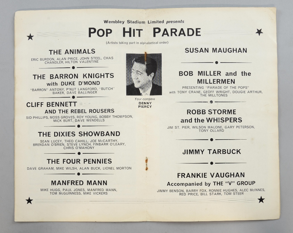 Pop Hit Parade concert programme, Sunday May 9th 1964 at the Wembley Empire Pool, London, starring - Image 3 of 3