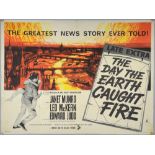 The Day The Earth Caught Fire (1962) British Quad film poster, starring Janet Munro & Edward Judd,