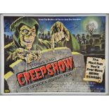 Creepshow (1982) British Quad film poster, horror directed by George A. Romero, Alpha, rolled, 30