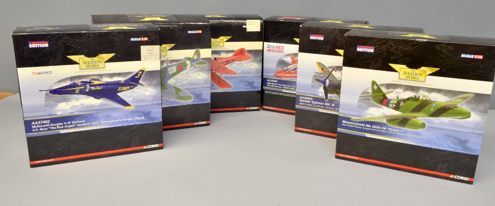 Corgi Aviation Archive, 15 limited edition models, various sizes