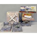 Corgi Aviation die cast models - 3 Helicopter Legends, 5 Modern Fighters, 2 Pioneers of Aviation,