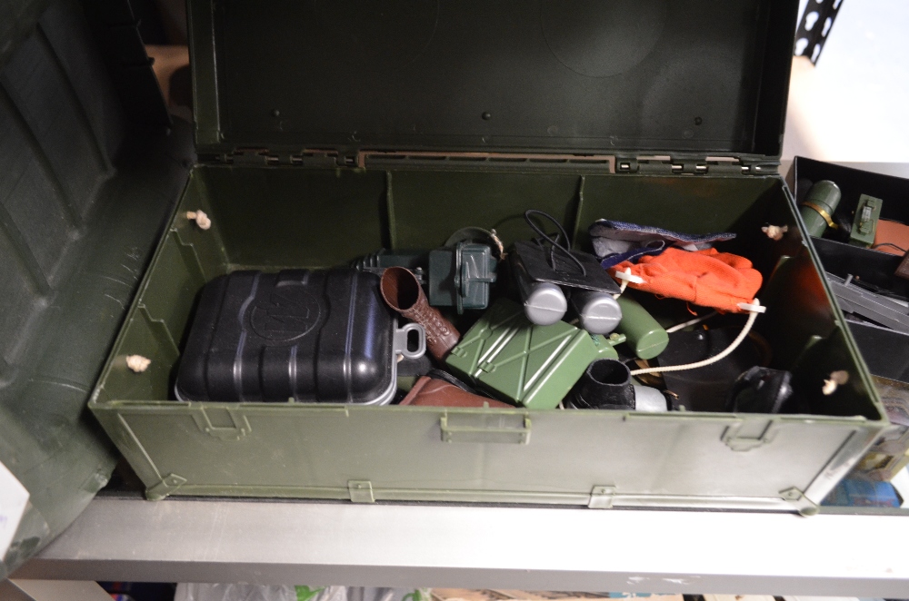 Two action man figures, an RIB and an assortment of frogman equipment, clothing and weapons, - Image 5 of 5