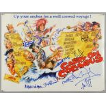 Carry On Columbus poster signed by 9 including Rik Mayall, June Whitefield, Richard Wilson, Nigel