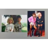 Two photographs one signed by both Dempsey and Makepeace & other by Cagney & Lacey, 12 x 8 inches (