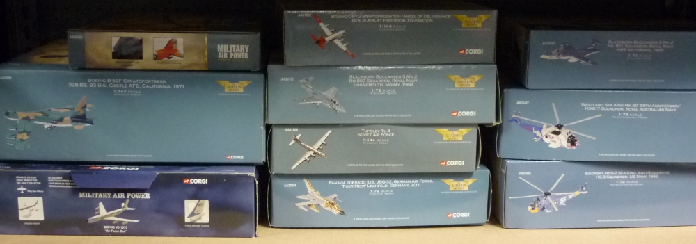 Corgi Aviation Archive Military Air Power 10 assorted boxed sets including Blackburn Buckaneer and - Image 2 of 2