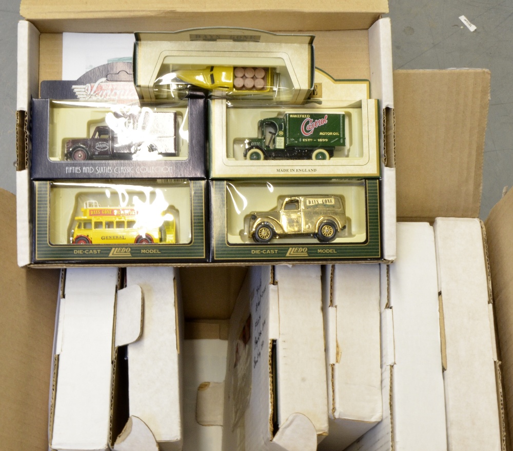 A collection of Lledo and Days Gone By modern die-cast cars together with Corgi The Queens Silver - Image 2 of 2