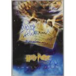 Revised Estimate - Harry Potter and The Philosophers Stone poster signed by 11 including Alan