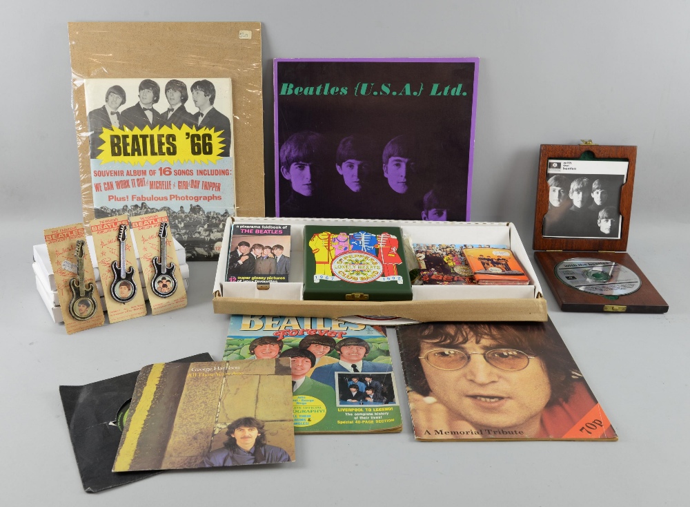 The Beatles memorabilia including Sgt Peppers Lonely Hearts Club limited edition CD, 1083/5000,