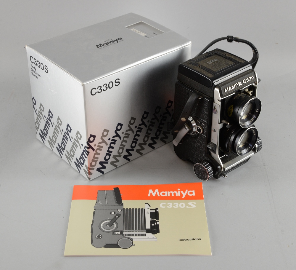 Mamiya C330F Professional TLR camera, used by Harry Goodwin.Provenance: Collection of Harry