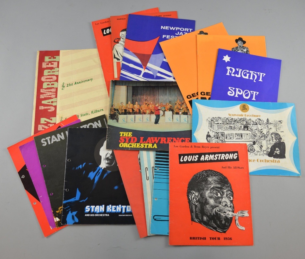 16 Jazz programmes including Newport Jazz Festival 1959, Kid Ory & his Creole Jazz Band 1959,