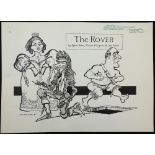 William Bill Hewison, original cartoon, The rover, RSC The Mermaid, Punch 18 Nov 1987, Stephanie