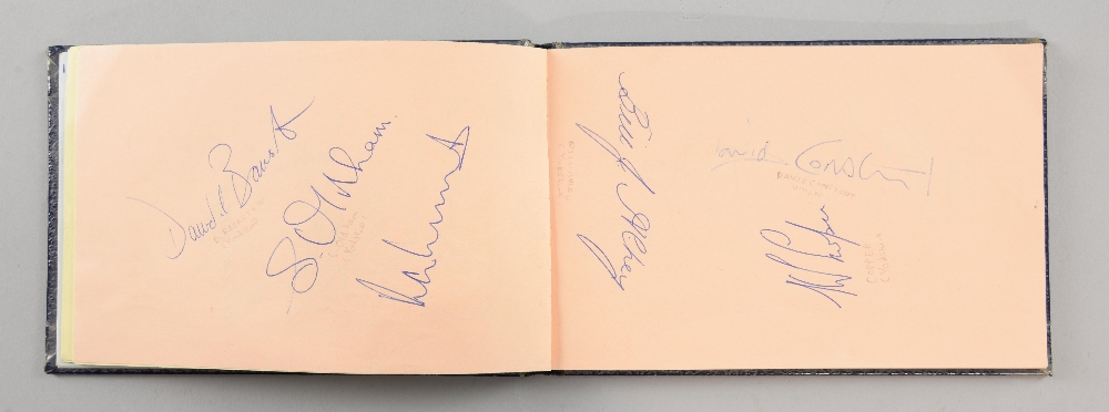 Cricket - 1970's autograph album of county and England cricketers, including Derbyshire, Sussex, - Image 2 of 3