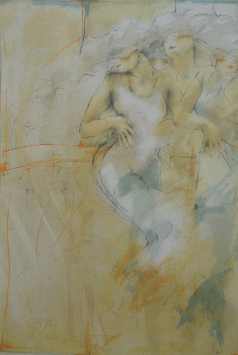 'Graces', limited edition print 175/275, indistinctly signed in pencil, 57cm x 40cm, - Image 2 of 6
