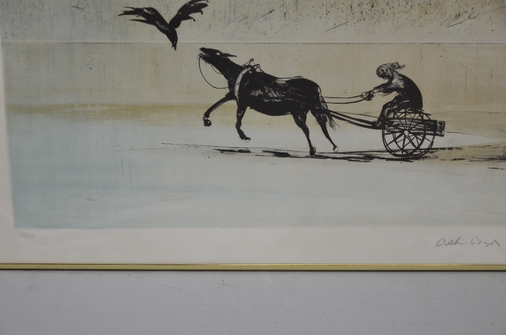 † Arthur  Boyd AC OBE ( Australian 1920 - 1999)  limited edition print of a horse and cart and two - Image 4 of 6