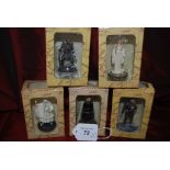 Collection of 23 diecast Lord of the rings miniature boxed figures.