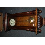Vict/Vienna Regulator Wall Clock with Enamelled Dial,