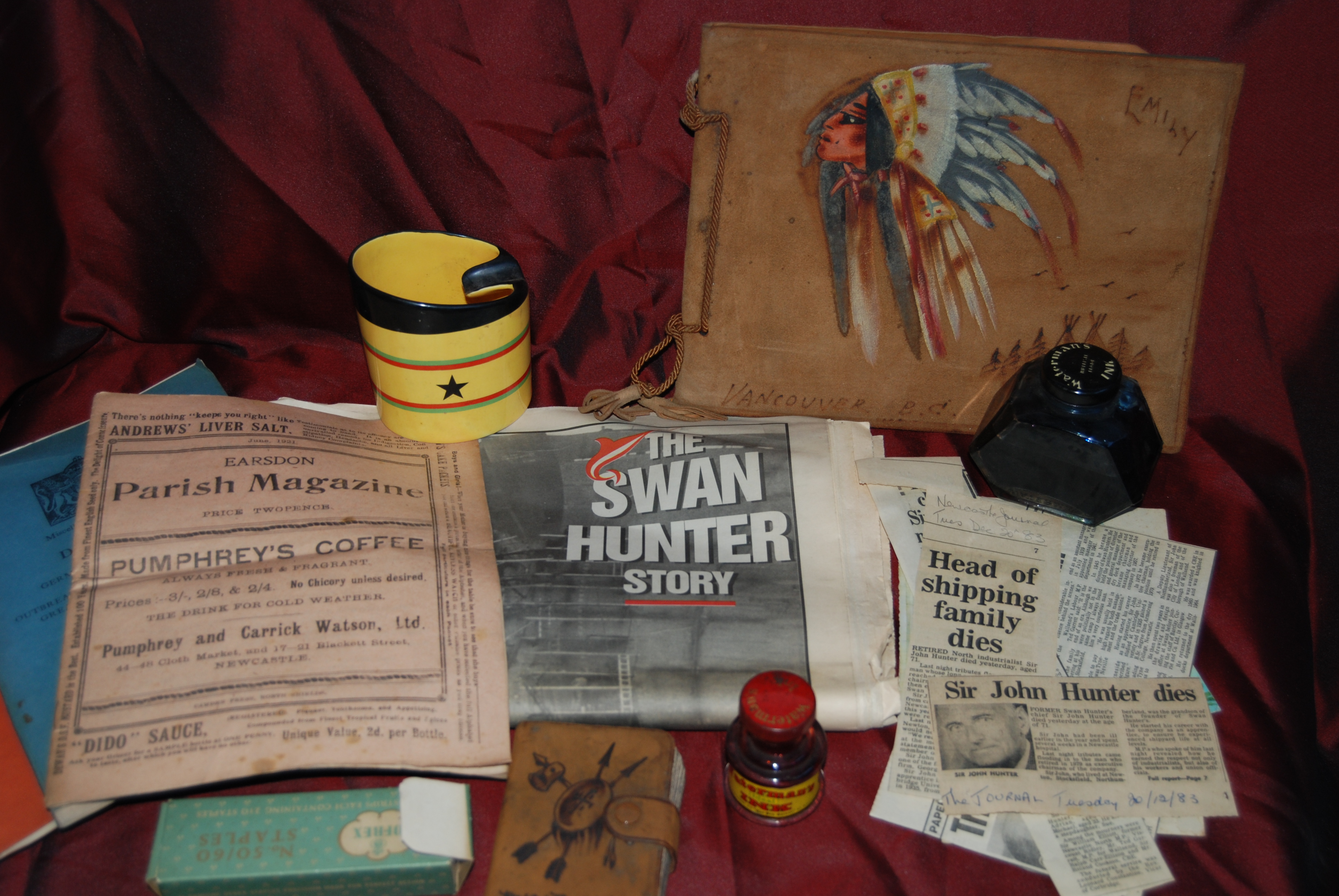 A lot of photographs & related ephemera relating to Swan Hunters Ship yard which belonged to the