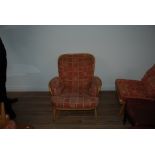 1-pair of Ercol Armchairs