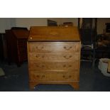 Vict/Mahog/Writing Bureau with Shell Moif (76cm.