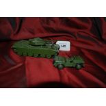 Dinky Toys 'Centurion Tank' No: 615 ' Austin Champ' Army Vehicle