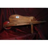 Childs Vintage Wooden Wheel Barrow Circa 1950's