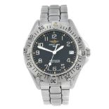 BREITLING - a gentleman's Colt bracelet watch. Stainless steel case with calibrated bezel. Reference