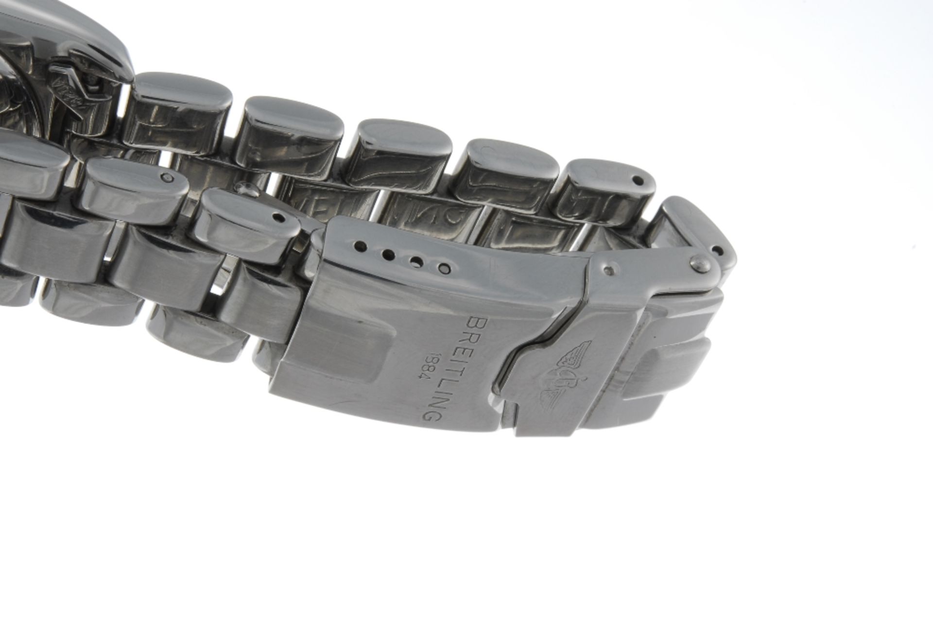 BREITLING - a gentleman's Colt bracelet watch. Stainless steel case with calibrated bezel. Reference - Image 4 of 4