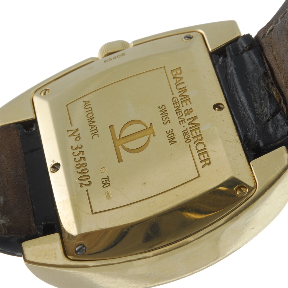 BAUME & MERCIER - a gentleman's Hampton City wrist watch. 18ct yellow gold case. Numbered 65408 - Image 2 of 4