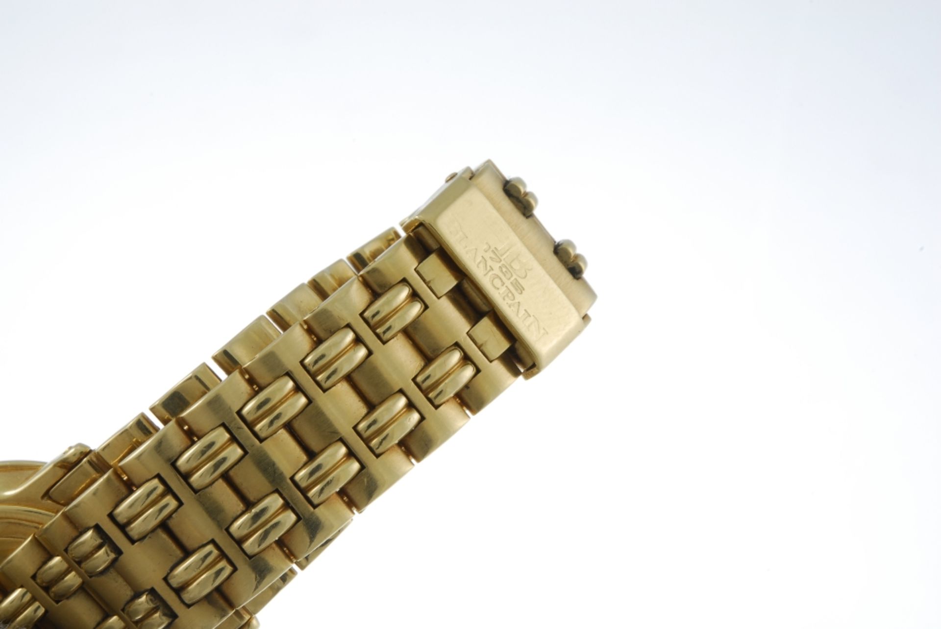 BLANCPAIN - a gentleman's bracelet watch. 18ct yellow gold case. Numbered 1168. Signed automatic - Image 4 of 4