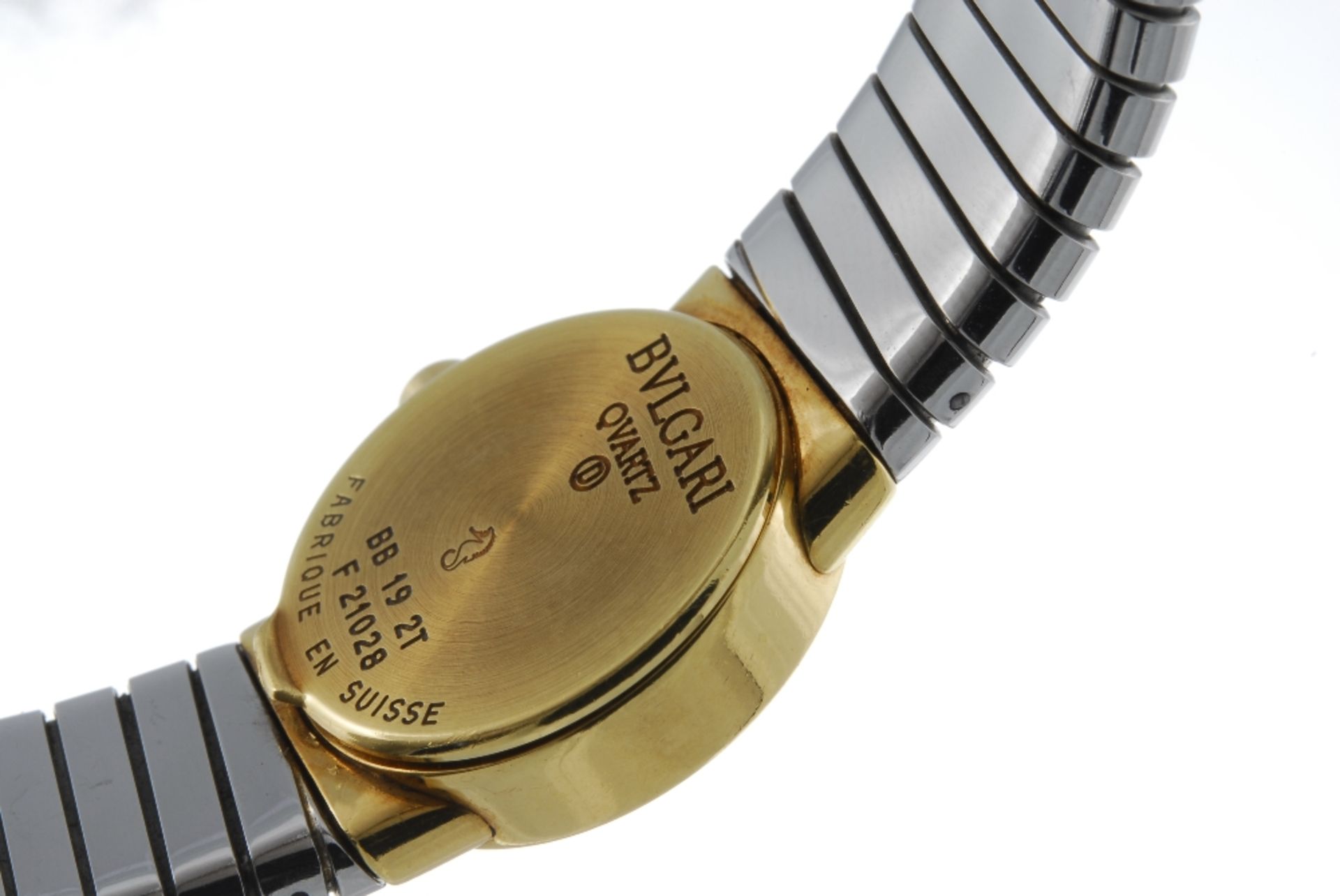 BULGARI - a lady's Tubogas bracelet watch. 18ct yellow gold case. Reference BB 19 2T, serial F21028. - Image 2 of 4