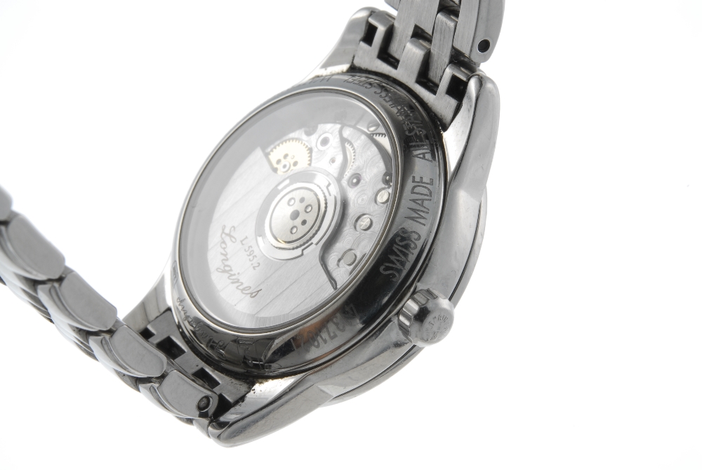 LONGINES - a lady's Flagship bracelet watch. Stainless steel case with exhibition case back. - Image 2 of 4