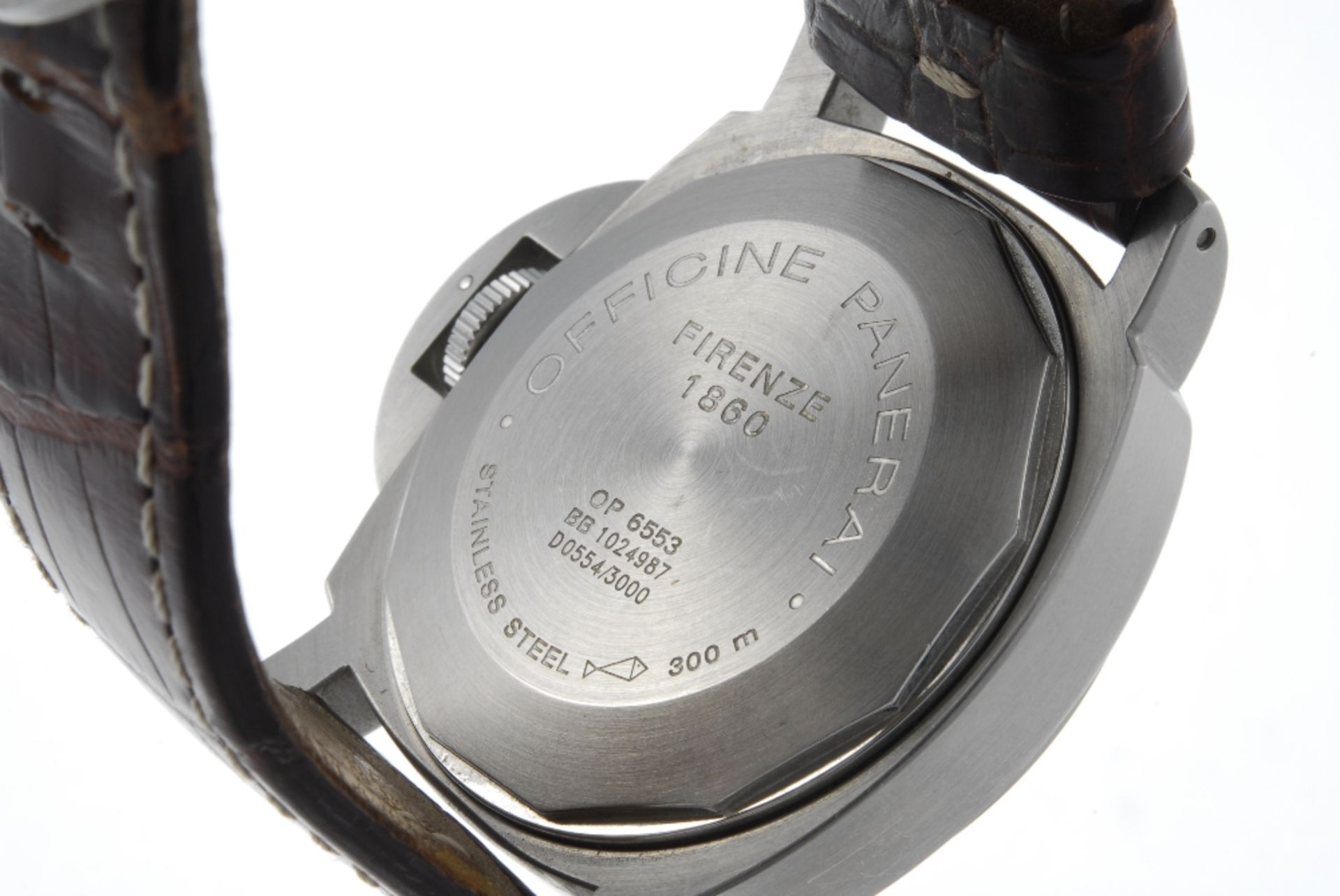 PANERAI - a gentleman's Luminor Marina wrist watch. Circa 2001. Stainless steel case. Production - Image 3 of 4