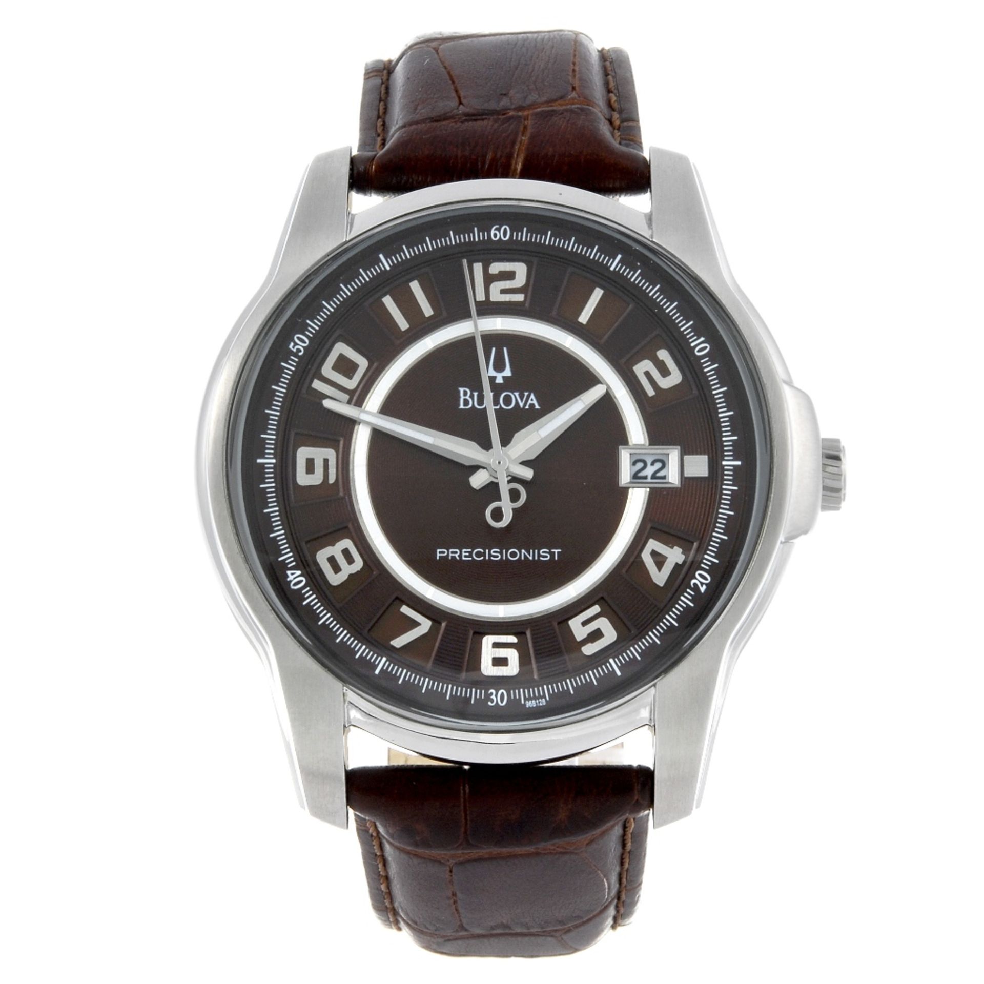 BULOVA - a gentleman's Precisionist wrist watch. Stainless steel case. Reference C877648, serial