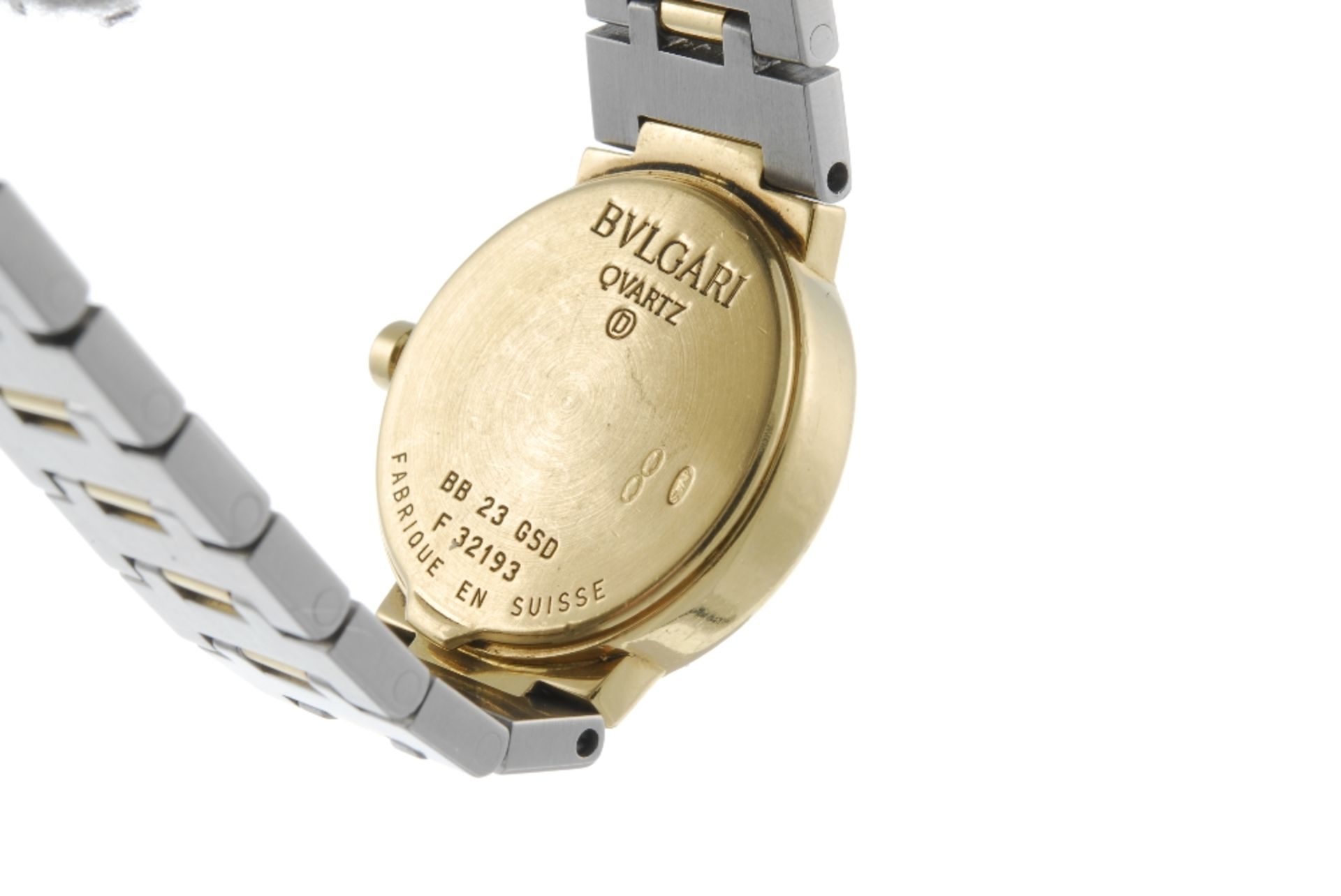 BULGARI - a lady's Bulgari bracelet watch. Yellow metal case, stamped 18k, 750. Reference BB 23 GSD, - Image 3 of 4