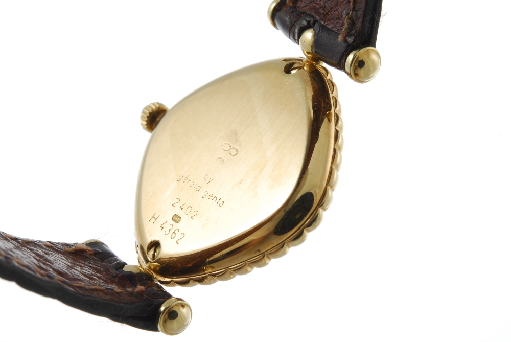 VAN CLEEF & ARPELS - a lady's wrist watch. Yellow metal case, stamped 18k with poincon. Reference - Image 3 of 4