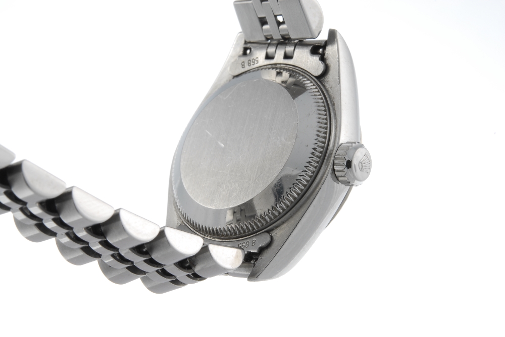 ROLEX - a lady's Oyster Perpetual Datejust bracelet watch. Circa 2003. Stainless steel case with - Image 3 of 4