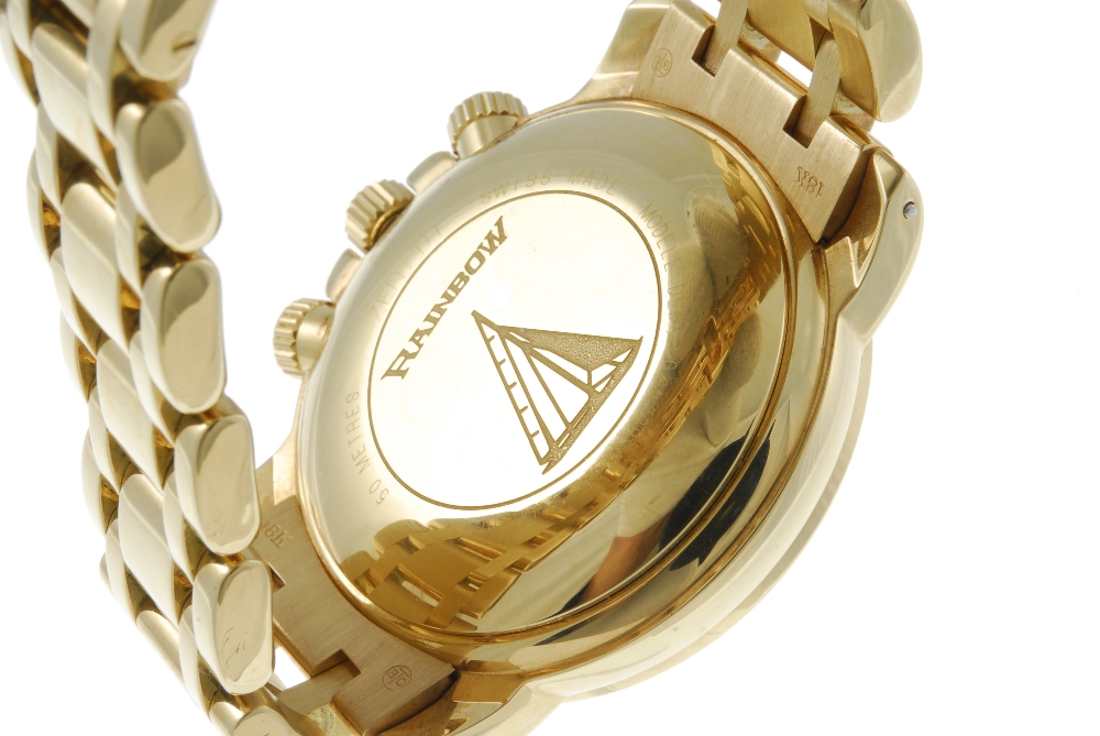 ZENITH - a gentleman's El Primero Rainbow chronograph bracelet watch. 18ct yellow gold case with - Image 3 of 4