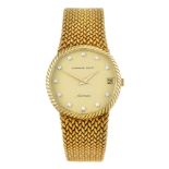 AUDEMARS PIGUET - a gentleman's bracelet watch. 18ct yellow gold case. Numbered B89276. Signed