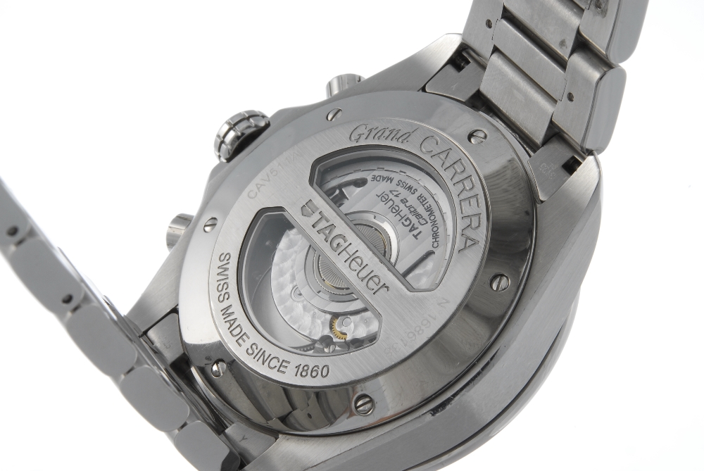 TAG HEUER - a gentleman's Grand Carrera chronograph bracelet watch. Stainless steel case with - Image 3 of 4