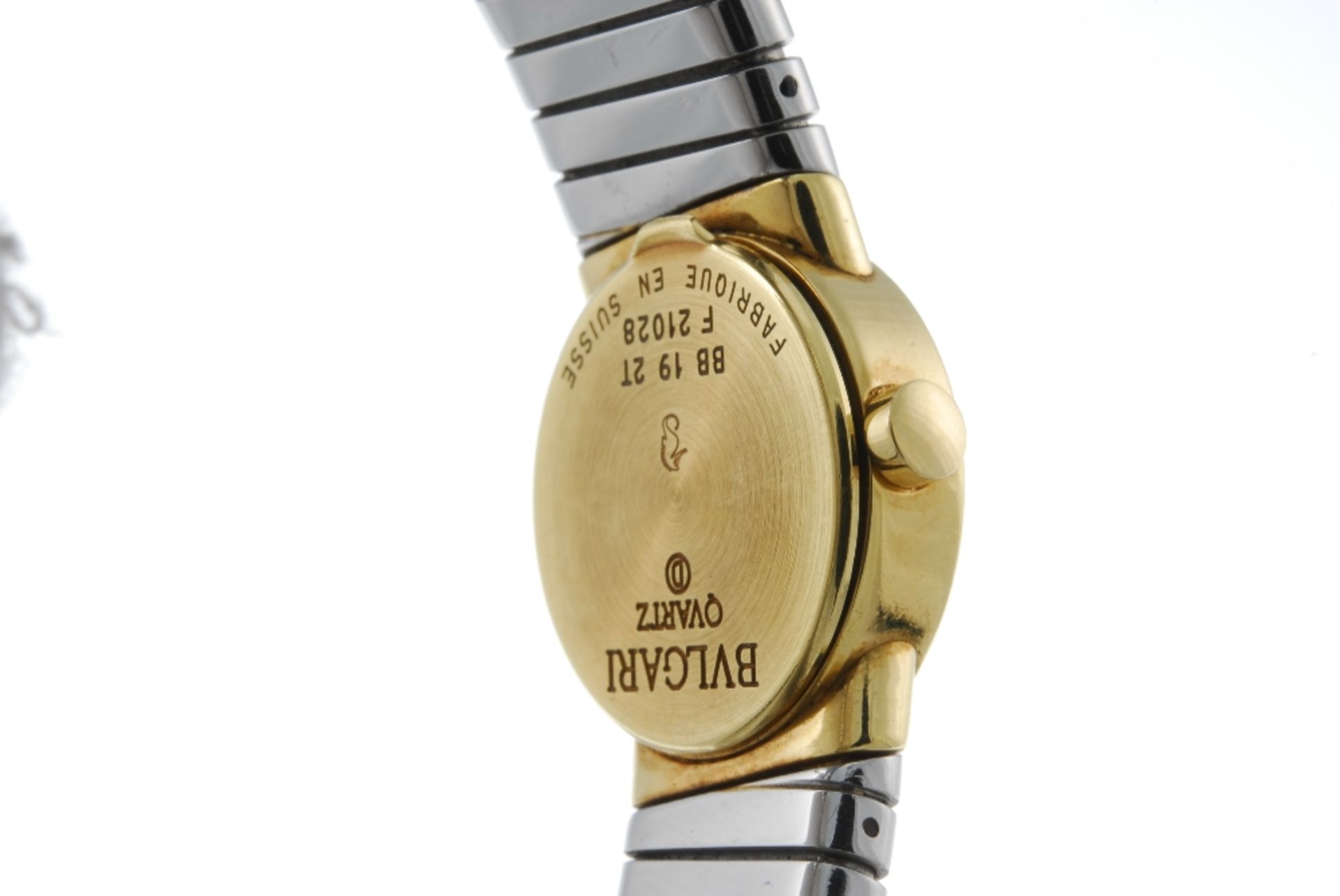 BULGARI - a lady's Tubogas bracelet watch. 18ct yellow gold case. Reference BB 19 2T, serial F21028. - Image 3 of 4